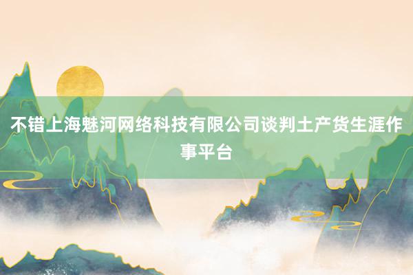 不错上海魅河网络科技有限公司谈判土产货生涯作事平台