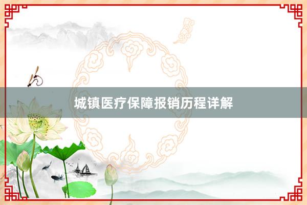 城镇医疗保障报销历程详解